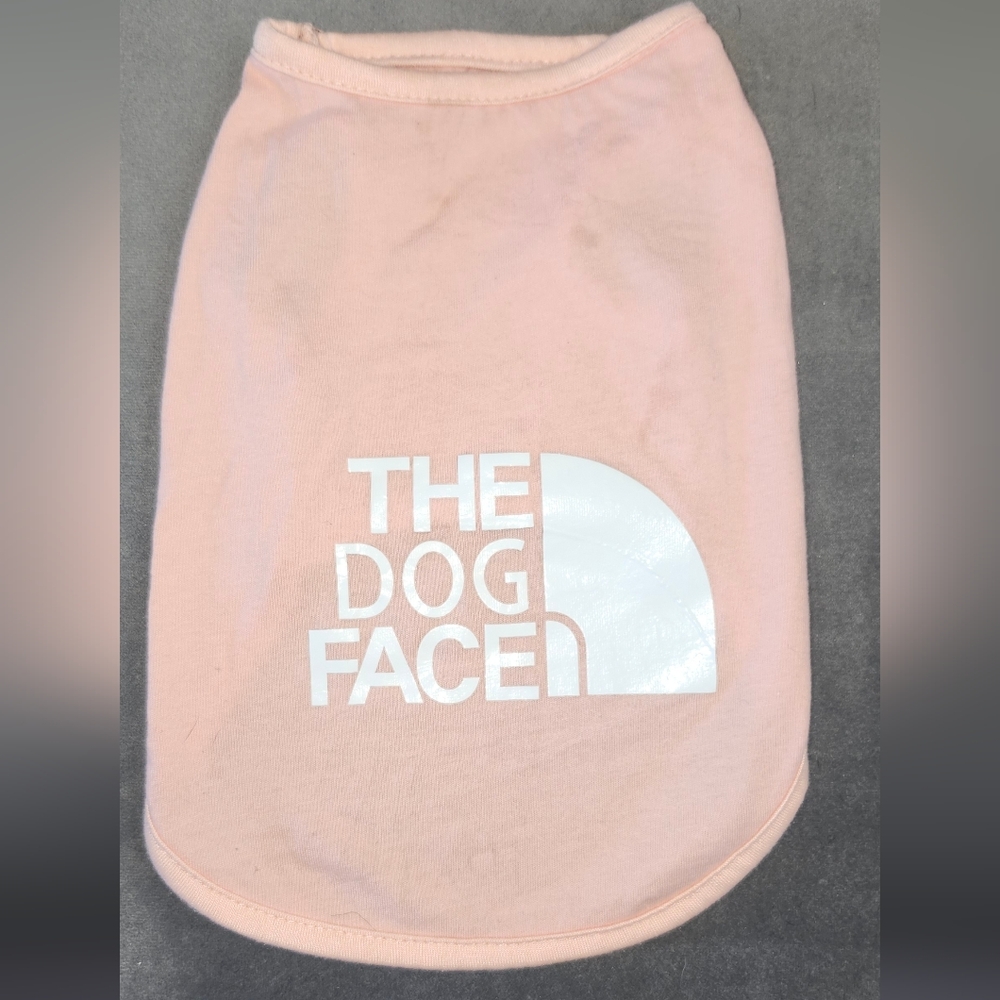 The Dog Face Pale Pink Peach Shirt